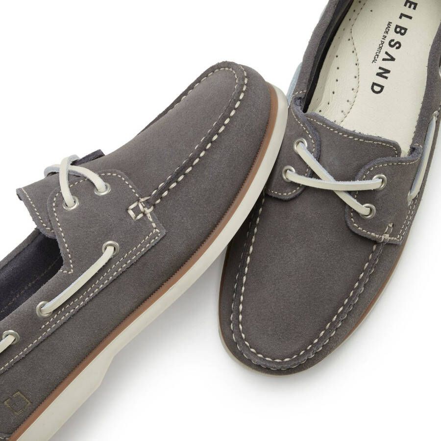 Elbsand Bootschoenen Slipper lage schoen van leer
