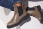 Elbsand Laarsjes Chelsea laarzen instaplaarzen bikerboots van leer - Thumbnail 2