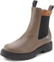 Elbsand Laarsjes Chelsea laarzen instaplaarzen bikerboots van leer - Thumbnail 3