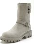 Elbsand Laarsjes van leer met trendy decoratieve gespen laarzen boots - Thumbnail 3