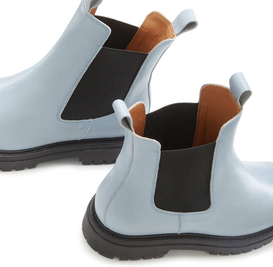 Elbsand Laarsjes Chelsea laarzen instaplaarzen bikerboots van leer