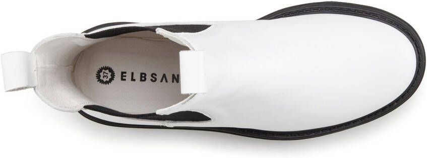 Elbsand Laarsjes Chelsea laarzen instaplaarzen bikerboots van leer