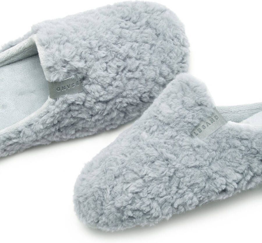 Elbsand Pantoffels Pantolette pantoffel mule sandaal knuffelig faux fur