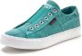 Elbsand Slip-on sneakers uit textiel comfortabele elastische inzet lage schoen casual schoen slipper - Thumbnail 2
