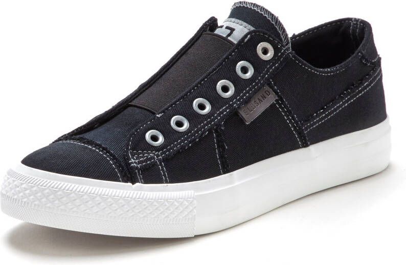 Elbsand Slip-on sneakers uit textiel comfortabele elastische inzet lage schoen casual schoen slipper