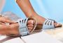 Elbsand Slippers Sandalen van hoogwaardig leer met zacht comfortkurk voetbed - Thumbnail 2