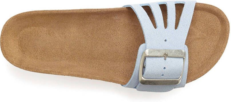 Elbsand Slippers Sandalen van hoogwaardig leer met zacht comfortkurk voetbed