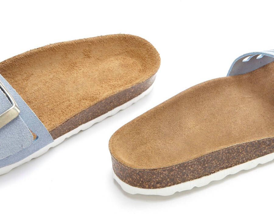 Elbsand Slippers Sandalen van hoogwaardig leer met zacht comfortkurk voetbed