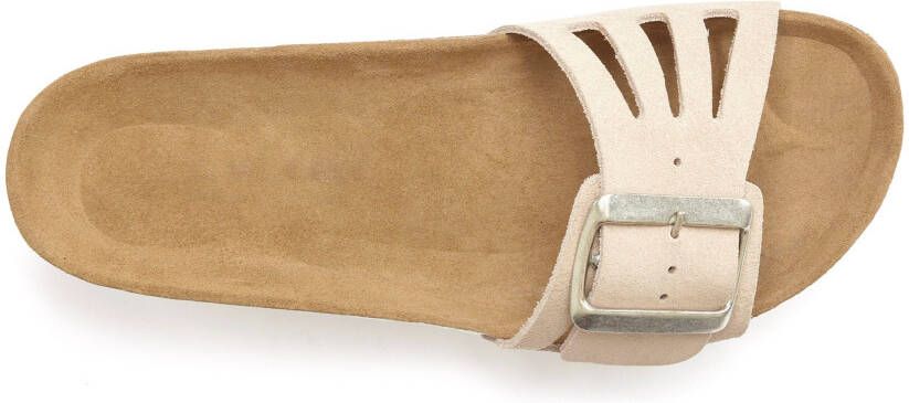 Elbsand Slippers Sandalen van hoogwaardig leer met zacht comfortkurk voetbed
