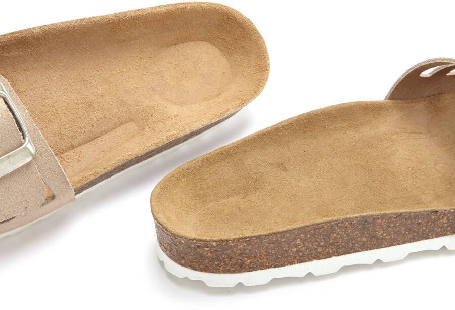 Elbsand Slippers Sandalen van hoogwaardig leer met zacht comfortkurk voetbed