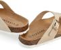 Elbsand Slippers Mule Sandalen open schoen van hoogwaardig leer met comfortabel kurken voetbed unisex - Thumbnail 5