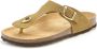 Elbsand Slippers Mule Sandalen open schoen van hoogwaardig leer met comfortabel kurken voetbed unisex - Thumbnail 2