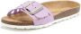 Elbsand Slippers Mule Sandalen open schoen van hoogwaardig leer met zacht comfortkurk voetbed - Thumbnail 2