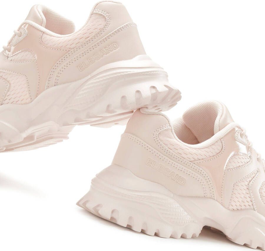 Elbsand Sneakers Vrijetijdsschoen lage schoen met chunky zool VEGAN
