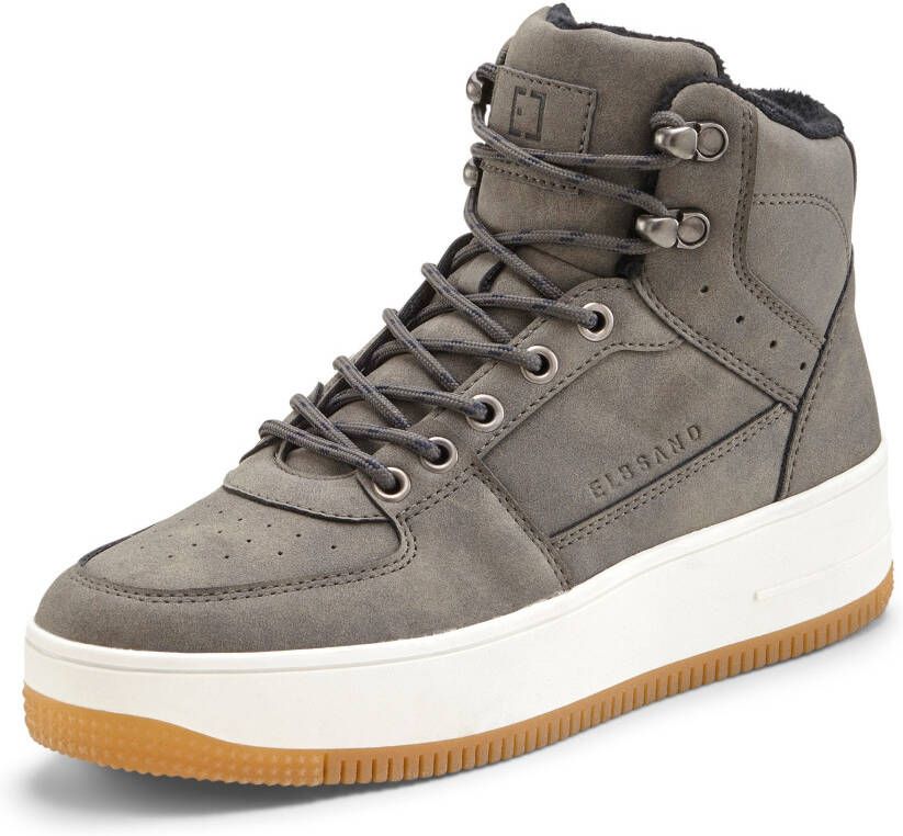 Elbsand Sneakers met knuffelig warm voering vrijetijdsschoen lage schoen high top sneaker