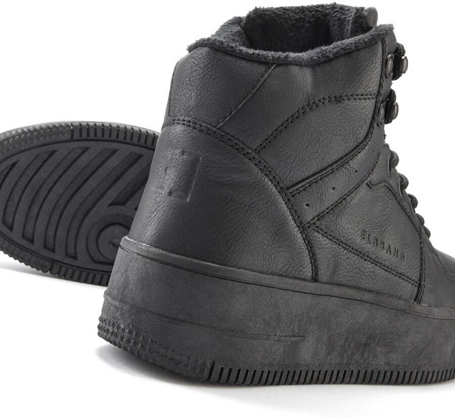 Elbsand Sneakers met knuffelig warm voering vrijetijdsschoen lage schoen high top sneaker