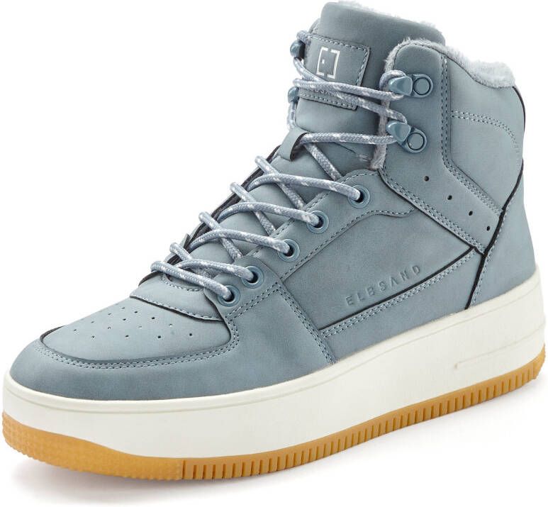 Elbsand Sneakers met knuffelig warm voering vrijetijdsschoen lage schoen high top sneaker