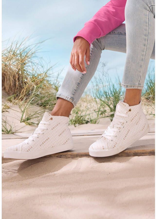 Elbsand Sneakers Textielschoenen Veterlage schoen vrijetijdsschoen zomer enkellaars stoffen schoenen VEGAN