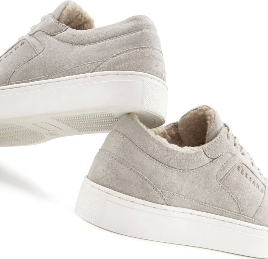 Elbsand Sneakers Wintersneaker veterschoen van leer met knuffelig binnenfutter