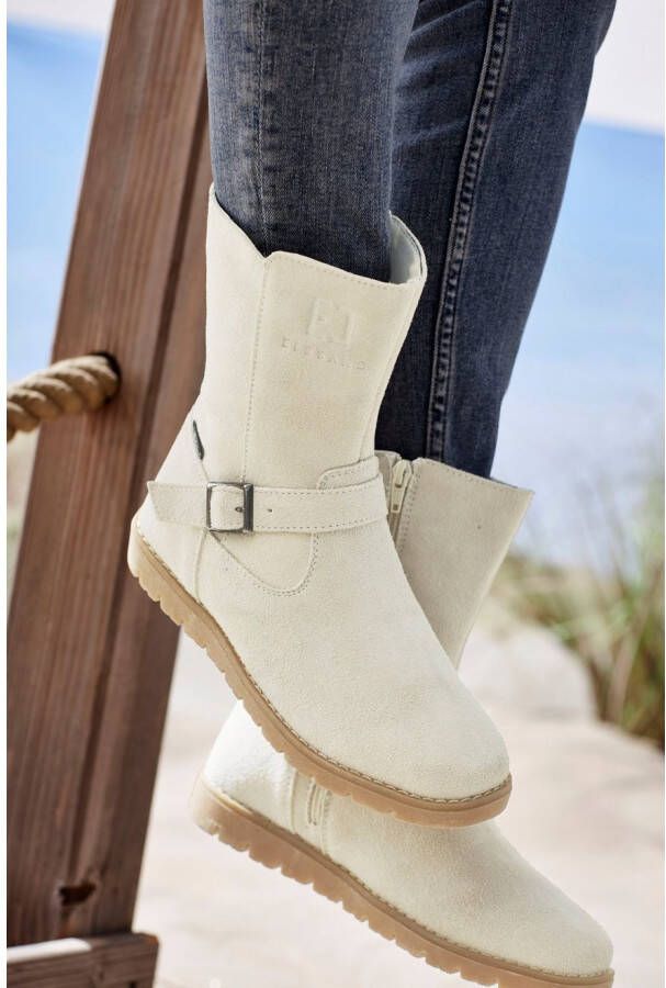 Elbsand Winterlaarzen Boots winter enkellaars leer wind- & waterafstotende Tex-membraan