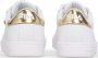 Fila Sportieve witte vetersneakers met gouden details White Dames - Thumbnail 12