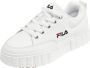 Fila Chique witte sleehaksneakers met geborduurd detail White Dames - Thumbnail 12