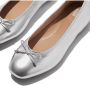 Fitflop Ballerina's Delicato Bow Loafer lage schoen slipper in metallic look smalle vorm - Thumbnail 5
