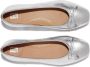 Fitflop Ballerina's Delicato Bow Loafer lage schoen slipper in metallic look smalle vorm - Thumbnail 7