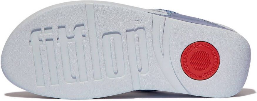 Fitflop Dianets LULU CRYSTAL EMBELLISHED TOE-POST SANDALS HOTFIX sleehak zomerschoen teen-scheider met zachte teenband