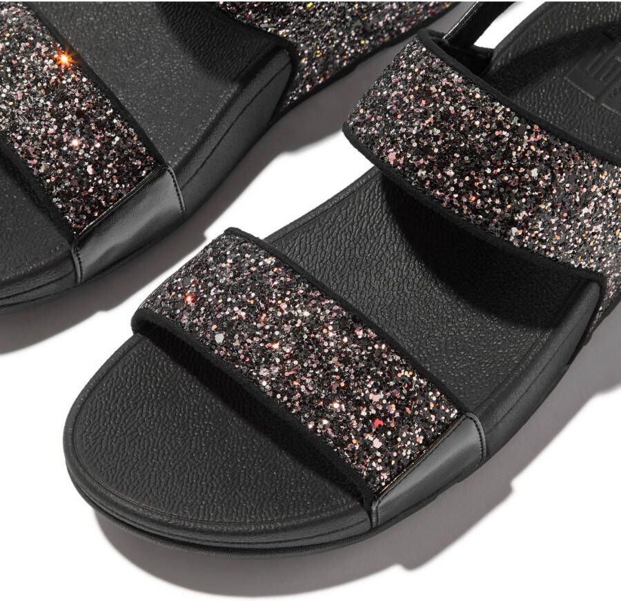 Fitflop Sandalen LULU wedge sandaal zomerschoen met glitter