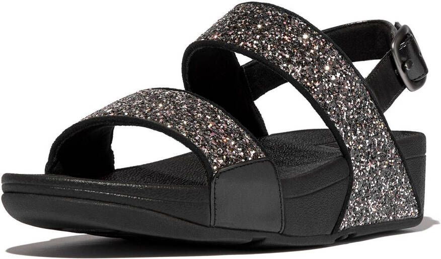 Fitflop Sandalen LULU wedge sandaal zomerschoen met glitter