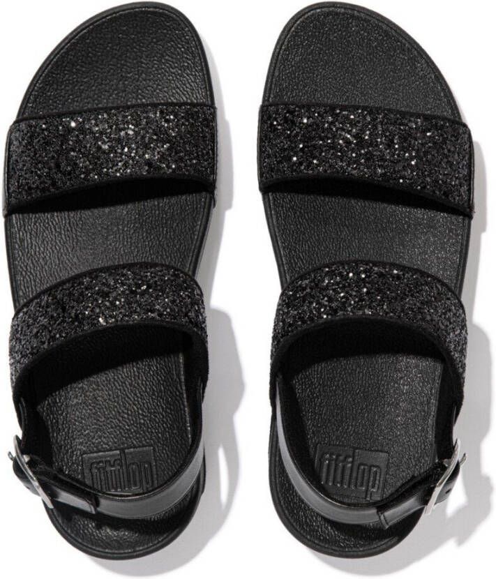 Fitflop Sleehaksandaaltjes LULU GLITTER BACK-STRAP SANDALS