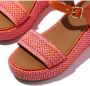 Fitflop Sleehaksandaaltjes PLATFFORMS WOVEN WEDGE plateau sandaal zomerschoen in verfijnde uitstraling - Thumbnail 4