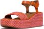 Fitflop Sleehaksandaaltjes PLATFFORMS WOVEN WEDGE plateau sandaal zomerschoen in verfijnde uitstraling - Thumbnail 5