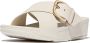 Fitflop Slippers LULU RESIN-BUCKLE LEATHER CROSS SLIDES - Thumbnail 5
