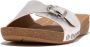 Fitflop Slippers IQUSHION ADJUSTABLE BUCKLE METALLIC-LEATHER SLIDES sleehak zomerschoen slippers met verstelbare bandage - Thumbnail 3