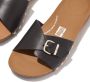Fitflop Slippers IQUSHION ADJUSTABLE BUCKLE LEATHER SLIDES zomerschoen slippers met verstelbare bandage - Thumbnail 7