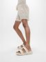 FitFlop F-Mode Go Adjustable Flatform Two-Bar Slides Vrouwen Paris Beige - Thumbnail 3