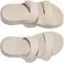 FitFlop F-Mode Go Adjustable Flatform Two-Bar Slides Vrouwen Paris Beige - Thumbnail 6