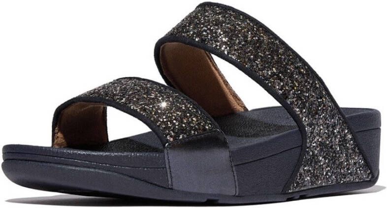 Fitflop Slippers LULU Badslipper slides sandaal met glitter