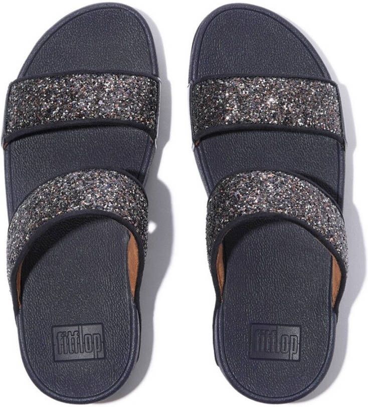 Fitflop Slippers LULU Badslipper slides sandaal met glitter