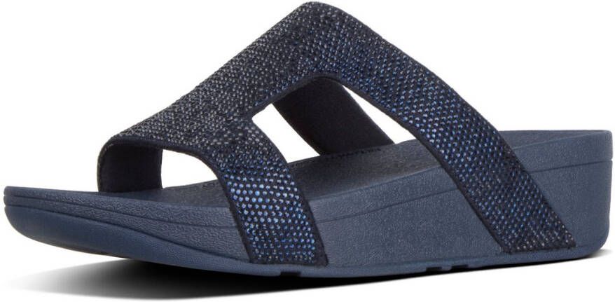 Fitflop Slippers MARLI Zomerschoen strandschoen sandaal flats met glitterdetails