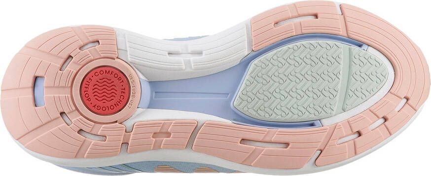 Fitflop Sneakers FF RUNNER OMBRE-EDITION MESH RUNNING SNEAKERS met neodynamic-uitrusting vrijetijdsschoen lage schoen veterschoen