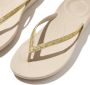 FitFlop TM Iqushion sparkle teenslippers beige - Thumbnail 12