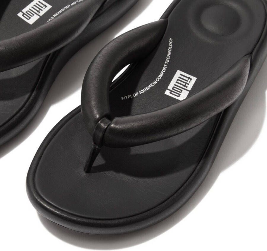 Fitflop Teenslippers IQUSHION D-LUXE PADDED LEATHER FLIP-FLOPS zomerschoen slippers met zachte tussenstuk voor de tenen