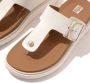 FitFlop Gen-FF Buckle Leather Toe-Post Sandals WIT - Thumbnail 4
