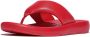 FitFlop Iqushion D-Luxe Padded Leather Toe-Post Sandals ROOD - Thumbnail 6