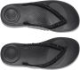 FitFlop Iqushion Multi-Crystal Ergonomic Flip-Flops Vrouwen All Zwart - Thumbnail 6