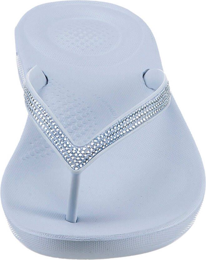 Fitflop Teenslippers IQUSHION OMBRE SPARKLE zomerschoen slippers poolslides met zachte tussenstuk voor de tenen