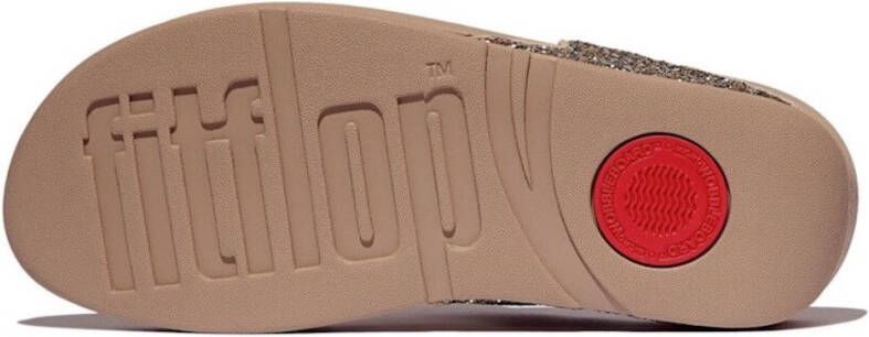 Fitflop Teenslippers LULU Badslipper slides sandaal met glitter